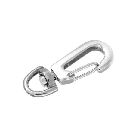 Karabiner aus Edelstahl 36x15 mm drehbar