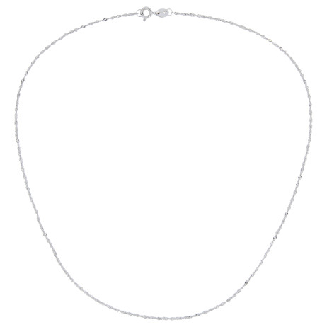 Silberkette/Collier aus 925 Sterling Silber Breite: 1,3mm Länge: 40cm – Bild 2