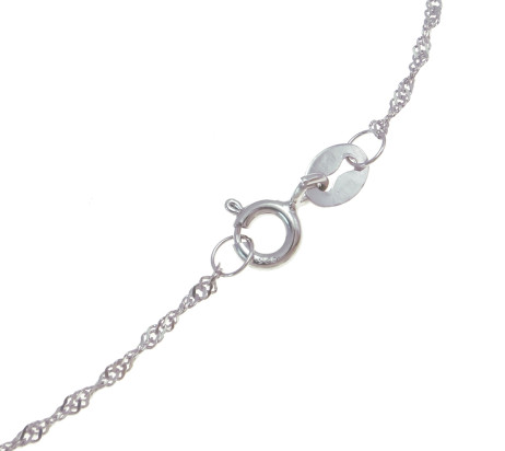 Silberkette/Collier aus 925 Sterling Silber Breite: 1,3mm Länge: 40cm – Bild 3