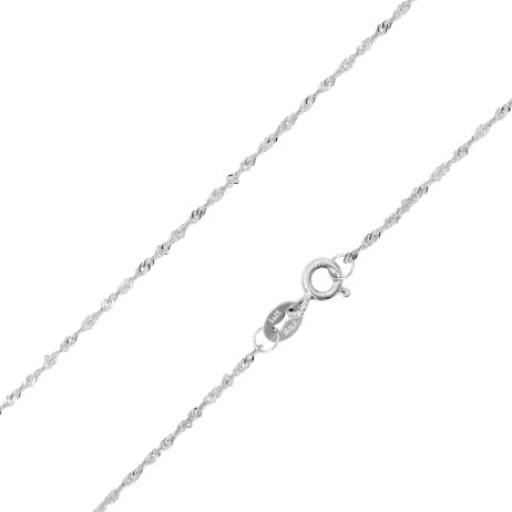 Silberkette/Collier aus 925 Sterling Silber Breite: 1,3mm Länge: 40cm
