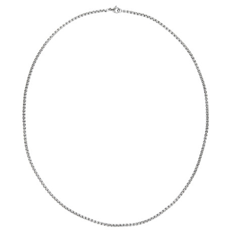 Edelstahl Gliederkette mit Karabinerverschluss 2mm, 45cm Länge – Bild 2