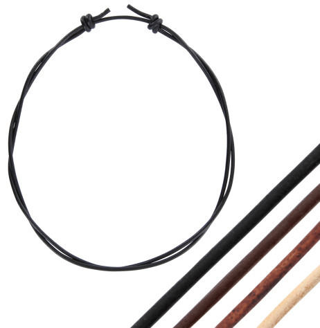 Lederkette 2mm mit Knotenverschluss