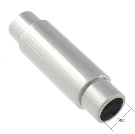 Magnetverschluss aus Edelstahl 17x5mm Loch: 3mm