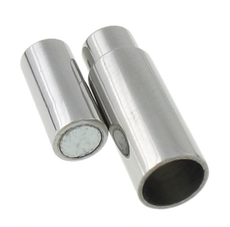 Magnetverschluss aus Edelstahl 17x5mm Loch: 3mm – Bild 2